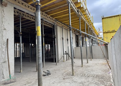 Rezidence nad Berounkou - průběh výstavby