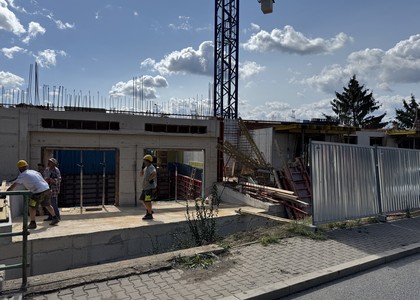 Rezidence nad Berounkou - průběh výstavby