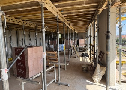 Rezidence nad Berounkou - průběh výstavby