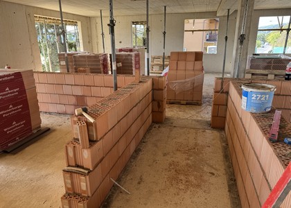 Rezidence nad Berounkou - průběh výstavby