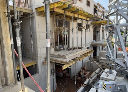 Rezidence nad Berounkou - průběh výstavby