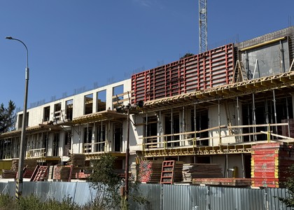 Rezidence nad Berounkou - průběh výstavby