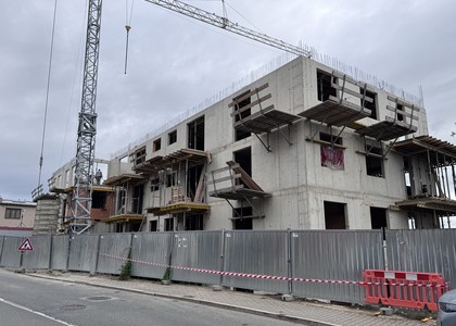 Rezidence nad Berounkou - průběh výstavby