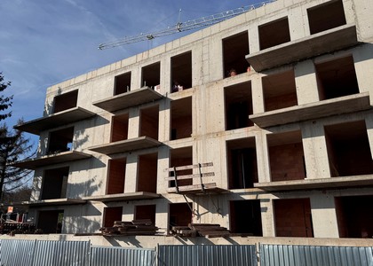 Rezidence nad Berounkou - průběh výstavby